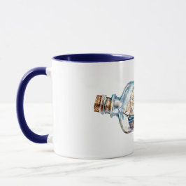 Taza Barco en una botella