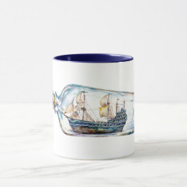 Taza Barco en una botella