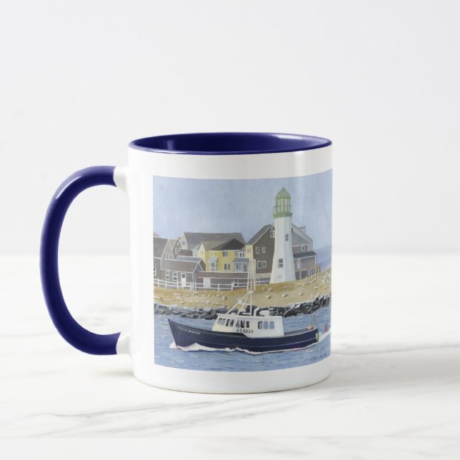 Taza Barco Langostero Puerto de Scituate (Izquierda)