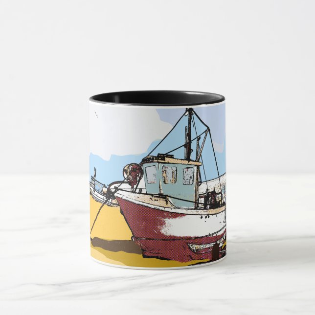 Taza Barco pesquero de Quaint (Centro)