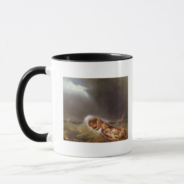 Taza Barcos de Dieppe que vuelve de la pesca (Izquierda)