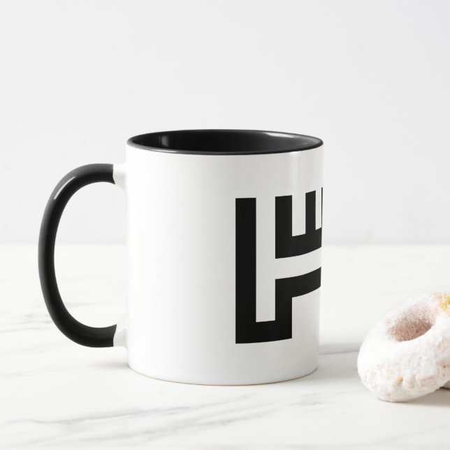 Taza Barra de café con espacio habilitado (Con donut)
