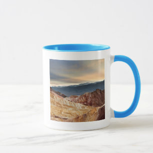 Taza Barranco de oro en la puesta del sol