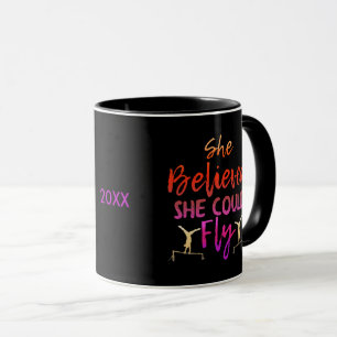 Taza Barras Asimétricas de Gimnasia - Creyó que Podía V