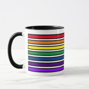 Taza - Barras de colores arcoíris