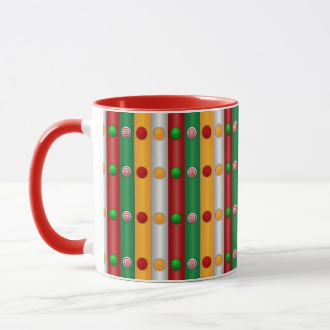 Taza Barras de navidades (Izquierda)