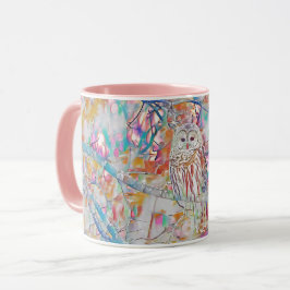 Taza Barred Owl Mug