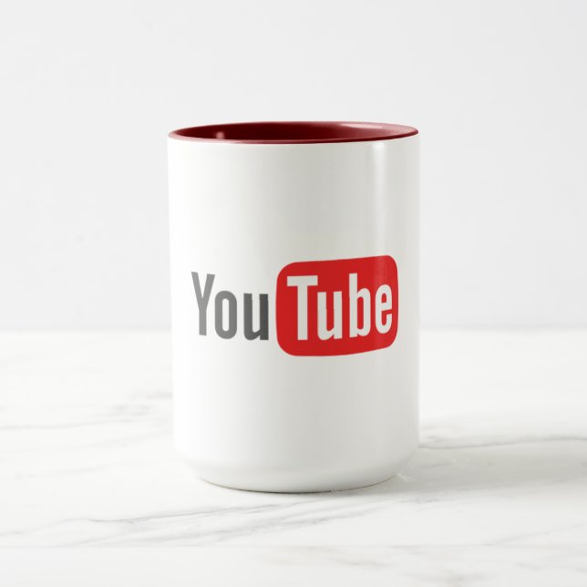 Taza barrido de youtube de alta calidad (Centro)