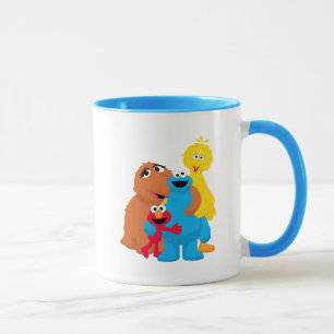 Taza Barrio Sésamo   Abrazo grupal