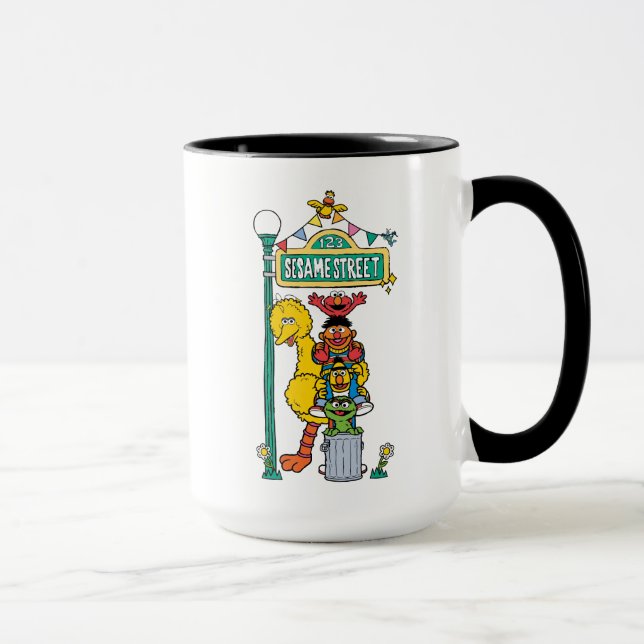 Taza Barrio Sésamo | Bajo el Rótulo de Plaza Sésamo (Derecha)