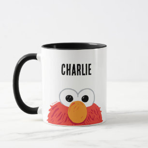 Taza Barrio Sésamo Cara elmo grande personalizada