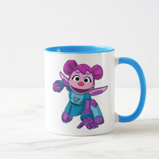 Taza Barrio Sésamo | Edificios Mecha Abby En Acción