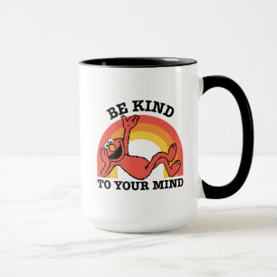 Taza Barrio Sésamo   Elmo sé amable con tu mente