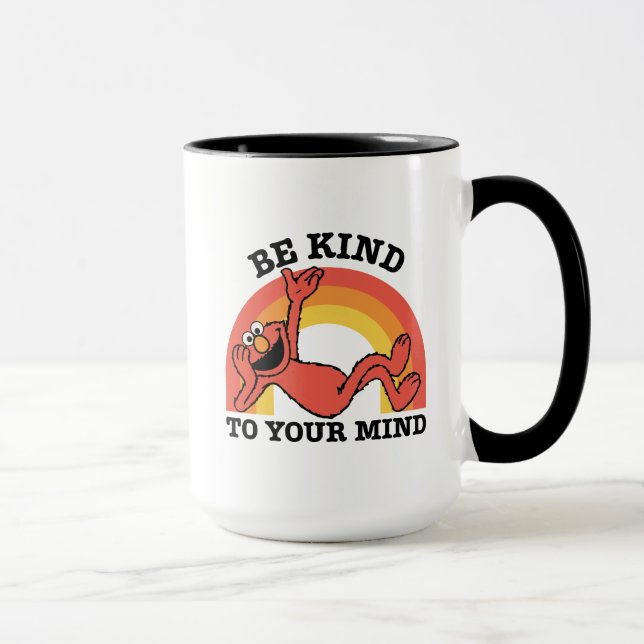 Taza Barrio Sésamo | Elmo sé amable con tu mente (Derecha)