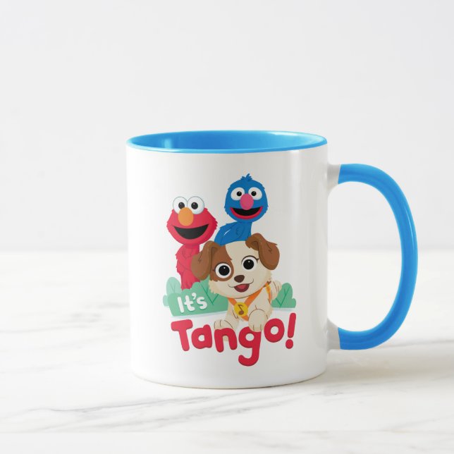 Taza Barrio Sésamo | Es Tango con Elmo y Grover (Derecha)
