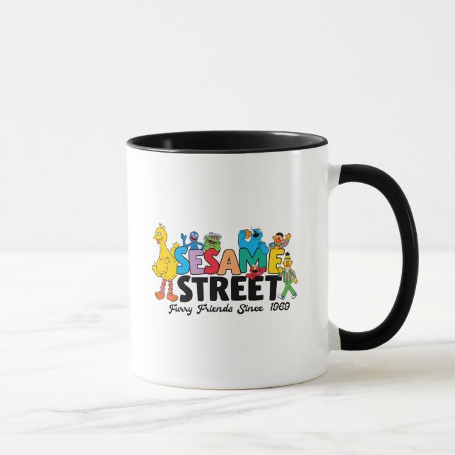 Taza Barrio Sésamo | Furry Friends Desde 1969 (Derecha)