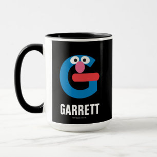 Taza Barrio Sésamo   G es para Grover
