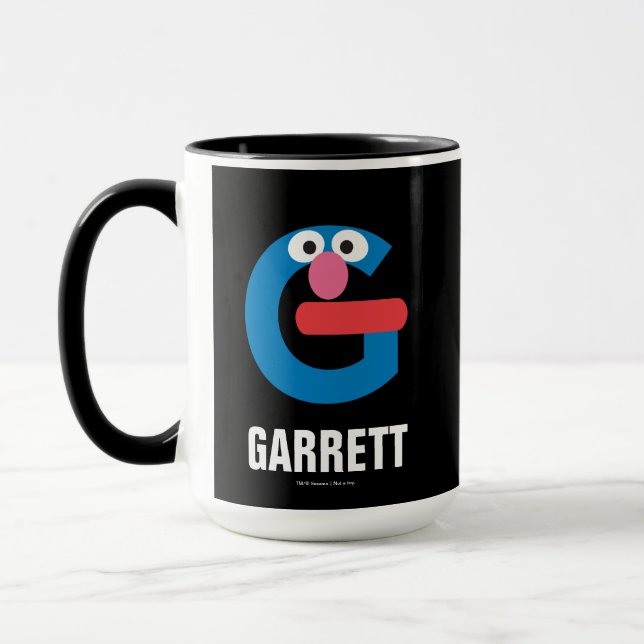 Taza Barrio Sésamo | G es para Grover (Izquierda)