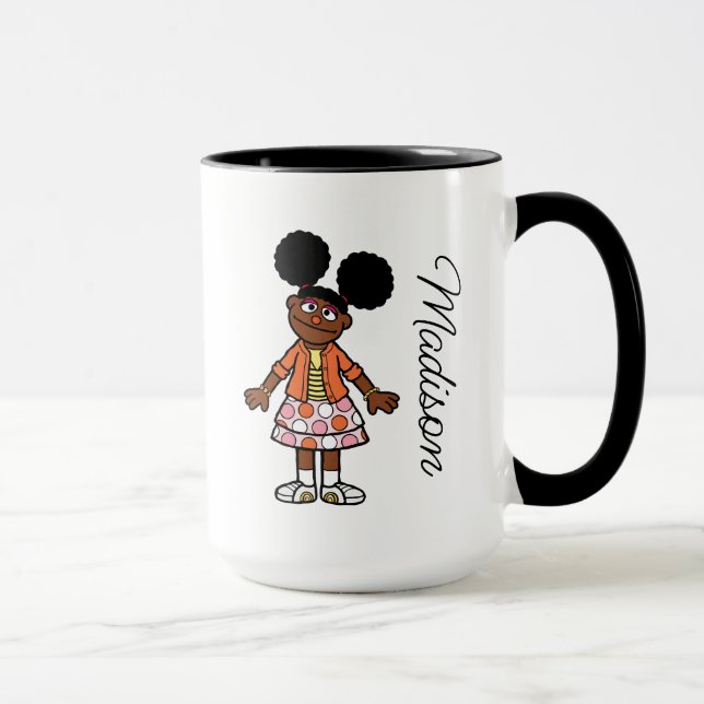 Taza Barrio Sésamo | Gabrielle Añadir tu nombre (Derecha)