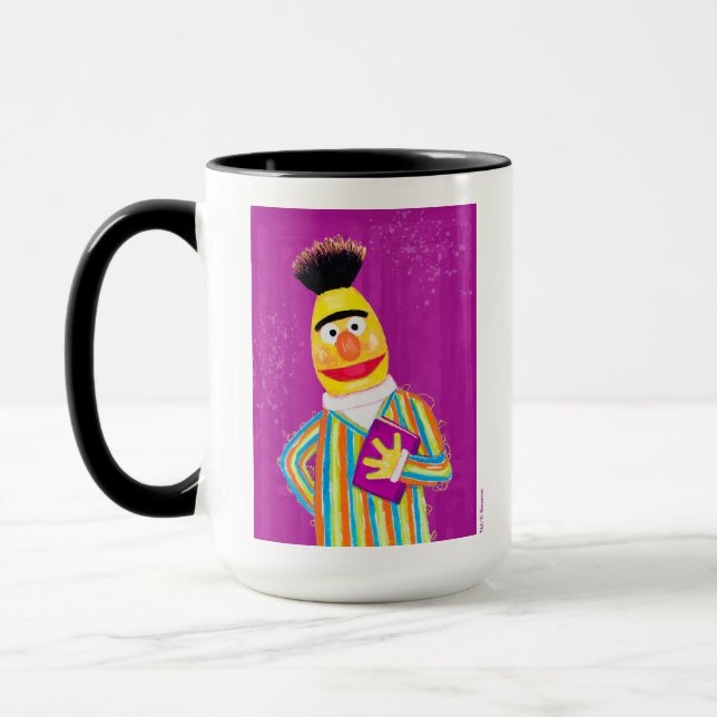 Taza Barrio Sésamo | Libro Bert Holding (Izquierda)