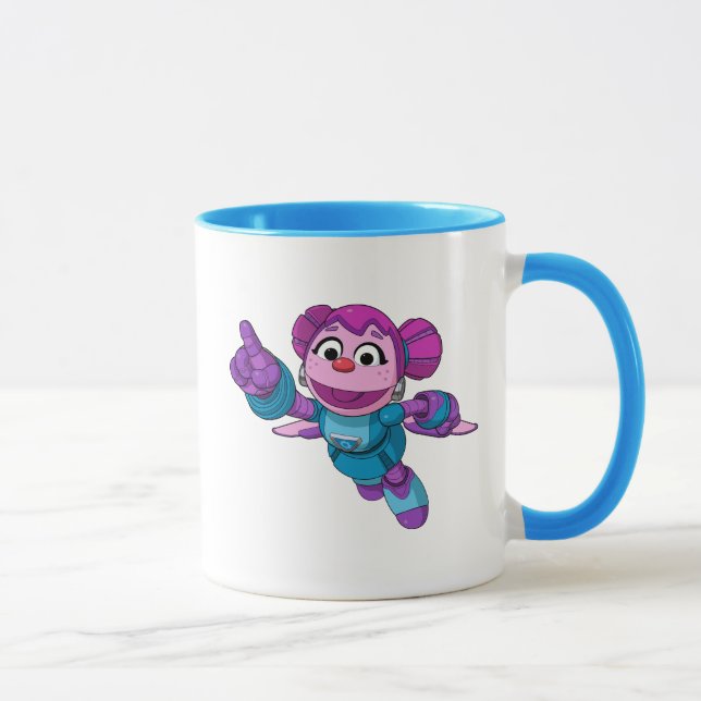 Taza Barrio Sésamo | Mecha Builders Abby (Derecha)