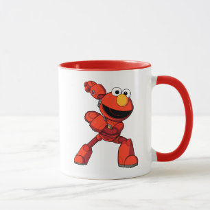 Taza Barrio Sésamo   Mecha Builders Elmo