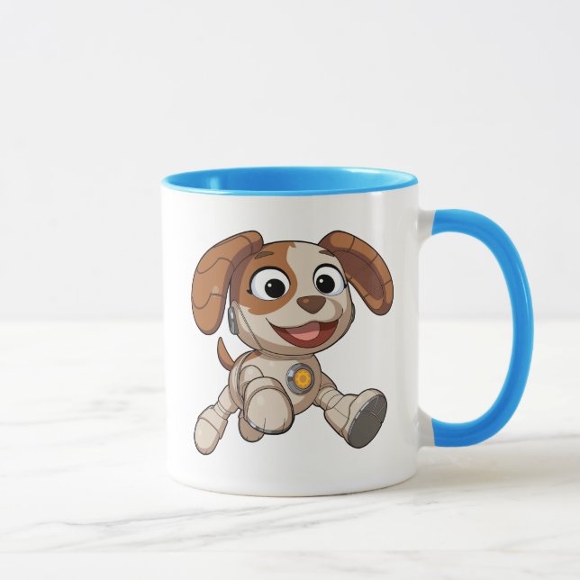 Taza Barrio Sésamo | Mecha Construye Tango En Acción (Derecha)