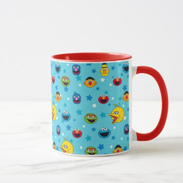 Taza Barrio Sésamo | Mejor patrón de estrella de amigos (Derecha)