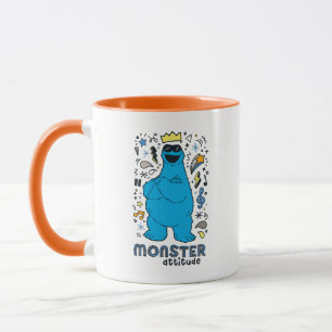 Taza Barrio Sésamo   Monstruo Cookie - Actitud de Monst