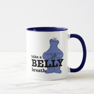 Taza Barrio Sésamo   Monstruo Cookie Respira