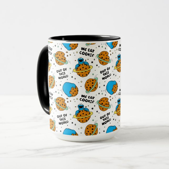 Taza Barrio Sésamo | Monstruo de la cookie fuera de est (Anverso izquierdo)