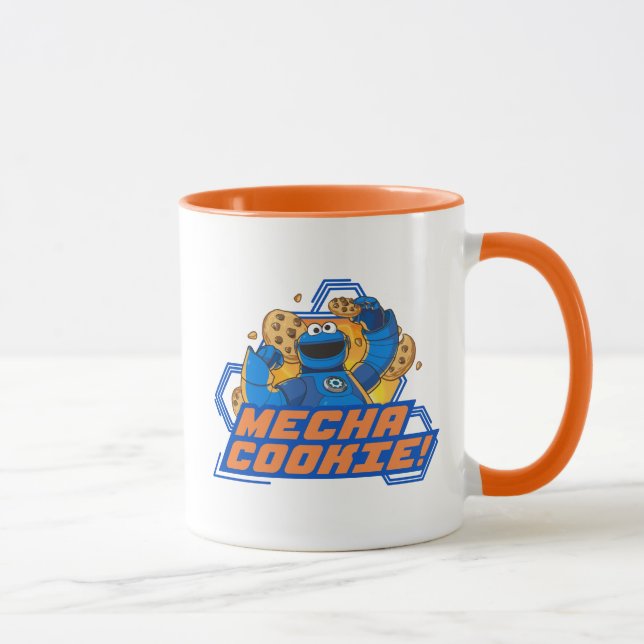 Taza Barrio Sésamo | Monstruo de la galleta Mecha Cooki (Derecha)