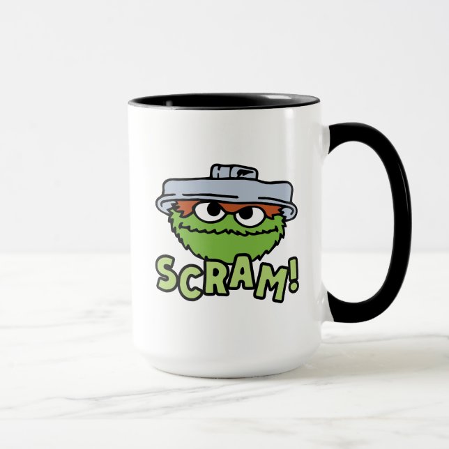 Taza Barrio Sésamo | Oscar el Grouch Scram! (Derecha)