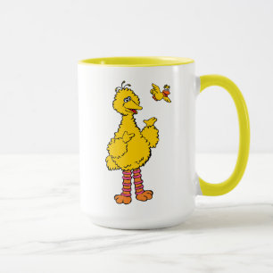 Taza Barrio Sésamo   Pájaros grandes y pequeños