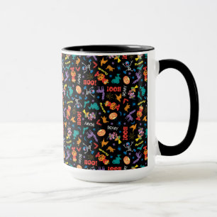 Taza Barrio Sésamo   Patrón de Halloween