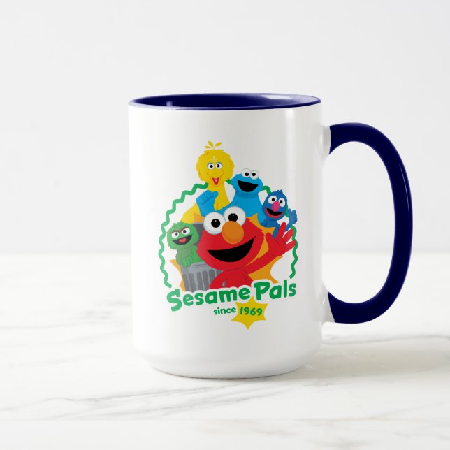 Taza Barrio Sésamo | Pilas Sesame Desde 1969 (Derecha)
