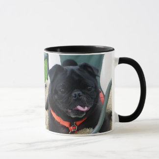 Taza Barro amasado negro húmedo