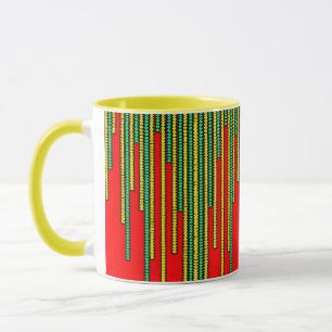 Taza barro combinado, tazón de diseño digital 3D, perfe
