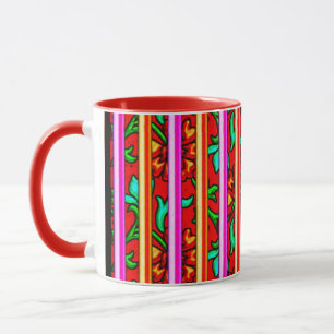 Taza barro combinado, tazón de diseño digital 3D, perfe