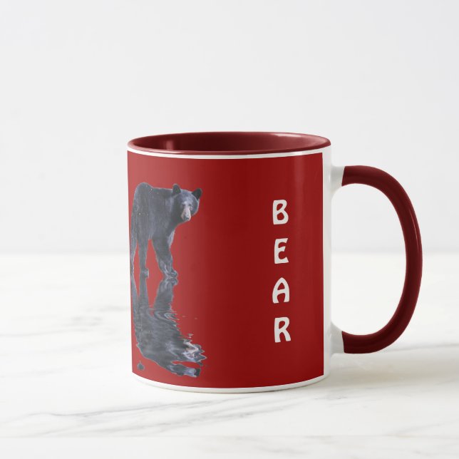 TAZA BARRO DE BEBIDA DE OSO NEGRO WILDLIFE (Derecha)
