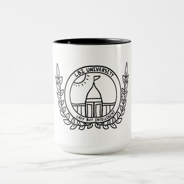 TAZA BARRO DE CAFÉ UNIVERSITARIO LAZOSO PERO INTELIGENT (Centro)