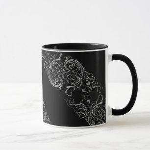 Taza Barroco negro