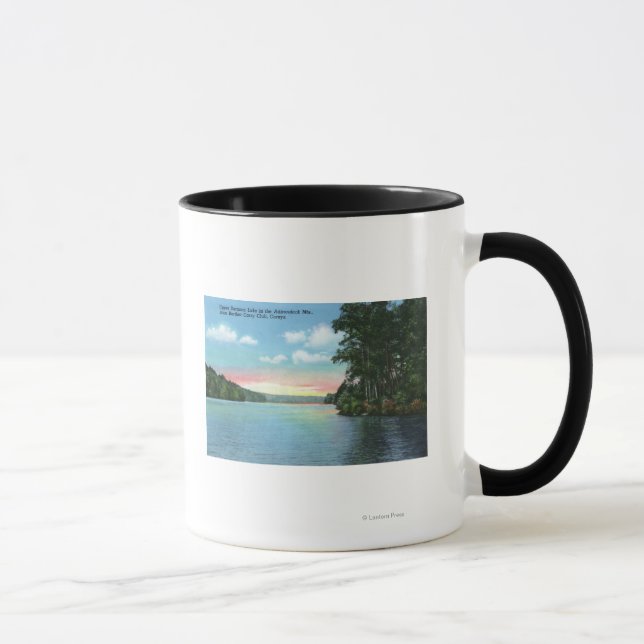 Taza Bartlett Carry Club Vista del Alto Lago Saranac (Derecha)