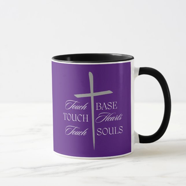 Taza Base táctil, corazón, almas - tazón de café cristi (Derecha)