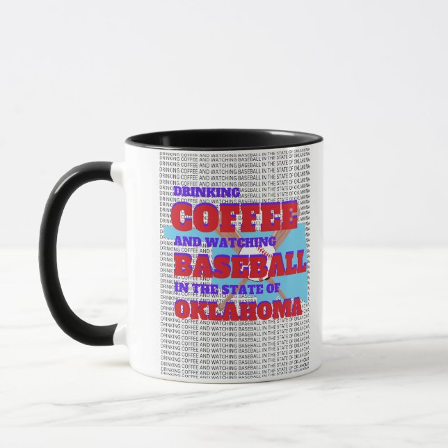 Taza Baseball and Coffee in Oklahoma  (Izquierda)