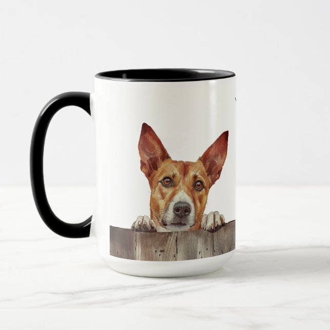 Taza Basenji Dog Mug (Izquierda)