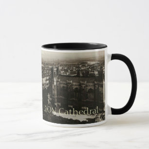 Taza Basílica de la postal de Lyon Francia de Fourvier