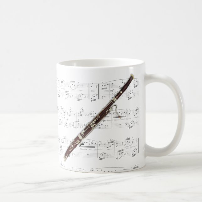 Taza - Bassoon con partitura (Derecha)