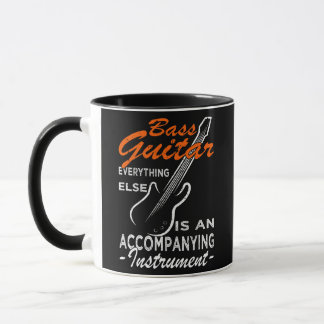 Taza Bassplayer Bass Guitar Battend divertido diciendo