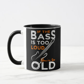 Taza Bassplayer Bass Guitar Battend divertido diciendo